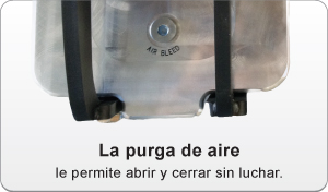 image of air bleed valve on a screen box lid